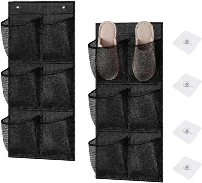 Produktbild von Famanu Schuhregal für die Tür mit 6 Fächern - platzsparende Schuhaufbewahrung
