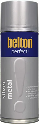 Produktbild von Belton perfect Lackspray 400 ml Silver metal seidenmatt