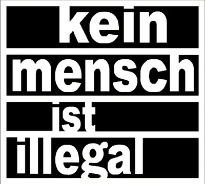 Produktbild von Kein Mensch ist Illegal - Aufnäher