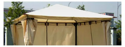 Produktbild von Ersatzdach für Pavillon Venezia, écru, Polyester PVC-beschichtet