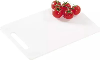 Produktbild von KESPER Schneidbrett aus PE-Kunststoff, Länge: 290 mm, weiß