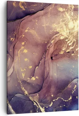 Produktbild von Bild auf Leinwand - Leinwandbild - Einteilig - Stein Gold Marmor - 50x70cm - Wand Bild - Wanddeko - Wandbilder - Leinwanddruck - Kunstdruck - Wanddekoration - Leinwand bilder - Wandbild - PA50x70-4714