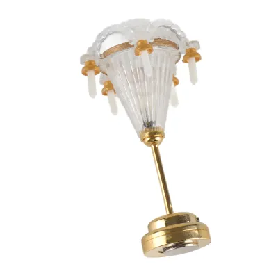 Obrázek produktu pro Miniaturní lustr,LED miniaturní lustr,Lustr pro panenky,Stropní lampa pro panenky,Stropní světlo pro panenky,Dekorace pro panenky