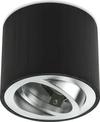 Produktbild von Sweet LED Aufbaustrahler flach aus Aluminium schwarz chrom Aufbauspot