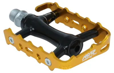Produktbild von NC-17 Plattformpedal Trekking Pro, Alu, Präzisionslager, schwarz-gold