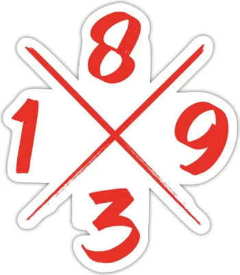 Produktbild von Spreadshirt Stuttgart 1893 Fußball Fan Sticker Aufkleber, 10 x 10 cm, Mattweiß
