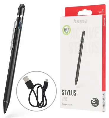 Immagine prodotto di HAMA Stilo attivo "Pro" con punta ultra-fine da 1,5 mm per tablet (00125113)