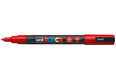 Obrázek produktu pro Posca popisovač /  0,9–1,3 mm - červená
