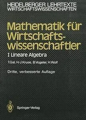 Produktbild von Mathematik für Wirtschaftswissenschaftler