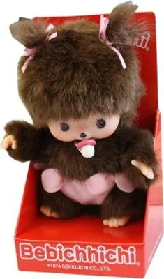 Produktbild von Monchhichi 235380 Bebichhichi Mädchen mit rosa Windel