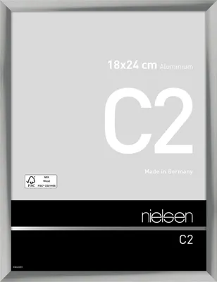 Produktbild von nielsen Aluminium Bilderrahmen C2, 18x24 cm, Silber