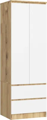 Obrázok produktu pre Akord Skriňa Star Dub Remeselnícky/Biela 60X51X180 Cm