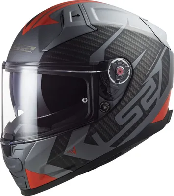 Produktbild von LS2 FF811 Vector II Splitter Helm, grau/rot, L (59/60)
