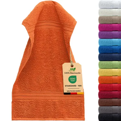 Produktbild von AR Line ARIZONA Handtuch-Serie – 500 g/m² Frottier in 9 Größen verfügbar, Größe: Gästetuch 30x50 cm, Farbe: Terra