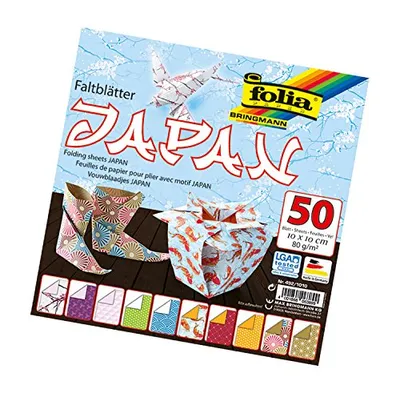 Produktbild von folia Faltblätter JAPAN 100 x 100 mm 80g/qm 50 Blatt