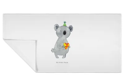Produktbild von Mr. & Mrs. Panda Handtuch Koala Geschenk - Weiß - Händehandtuch, baumwolle, Party, kleines, Flauschtuch, Frotteehandtuch, Geburtstag