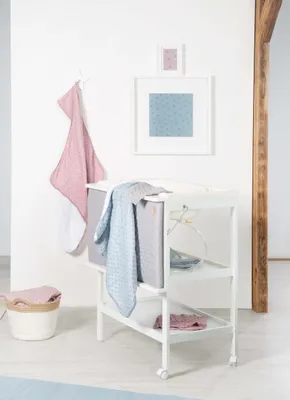 Immagine prodotto di unità fasciatoio roba 'Baby Pool' incl. fasciatoio girevole 'roba style grey', bianco, 2 rotelle