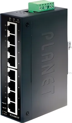Produktbild von PLANET 8-Port 10/100/1000T Industrial Gigabit Ethernet