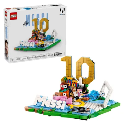 Zdjęcie produktu dla LEGO Lionel Messi — piłkarskie momenty, Zestaw do budowania, 10 lat(a), Plastik, 500 szt., 608 g