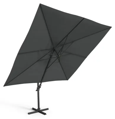 Produktbild von Kettler Ampelschirm Sonnenschirm EASY MOVE 300 x 300cm mit Schutzhaube Anthrazit