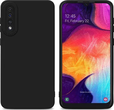 Image de Cadorabo Housse pour Samsung Galaxy A50 4G / A50s / A30s Housse de protection en noir TPU silicone Etui Case Housse de téléphone portable
