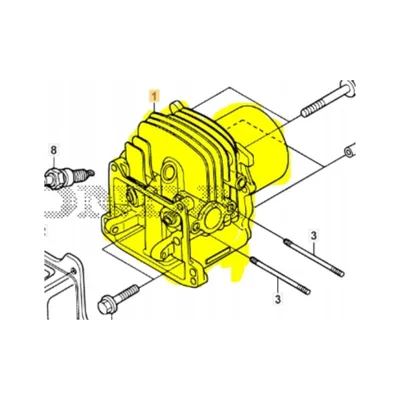 Obrázok produktu pre Kompletný valec Honda GCVx 145 Stiga Twinclip 50 SQ H