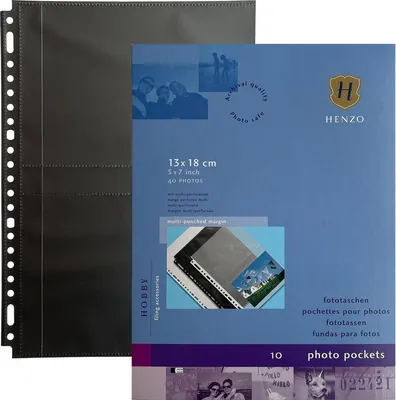 Obrázok produktu pre Inkrustačné listy čierne 13x18 cm 10 listov