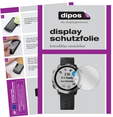 Produktbild von 6x Schutzfolie für Garmin Forerunner 645 klar Displayschutzfolie Folie Display