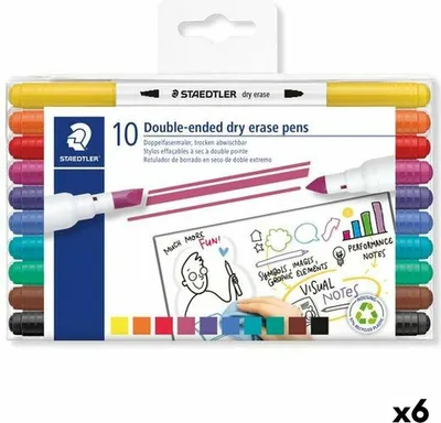 Produktbild von Flüssige Kreidemarker Staedtler LUMOCOLOR 10 Stücke (6 Stück)