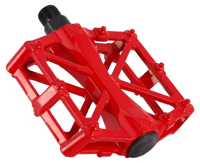 Image de Pédales de VTT - En alliage d'aluminium avec roulements étanches - 1 paire - Rouge