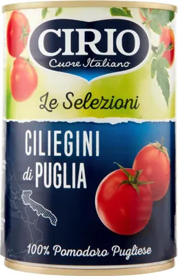 Produktbild von 6x Cirio Ciliegini di Puglia Die Kirschtomaten Puglia Die Kirschtomaten 400 G