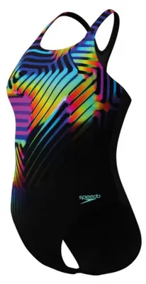 Produktbild von Speedo Digital Printed Medalist Badeanzug Schwarz UK 32 Frau Schwarz UK 32
