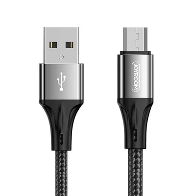 Produktbild von Joyroom  USB - micro USB Lade-/Datenkabel 3A 0,2 m schwarz