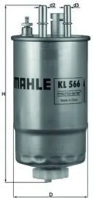 Produktbild von Kraftstofffilter Mahle