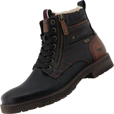 Image de Mustang Herren Tex-Stiefel gefüttert Schwarz
