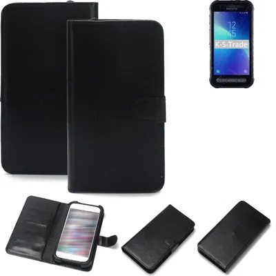 Produktbild von K-S-Trade Handyhülle Schutzhülle kompatibel mit Samsung Galaxy XCover FieldPro Handy Schutz Hülle Handyhülle Bumper schwarz 1x