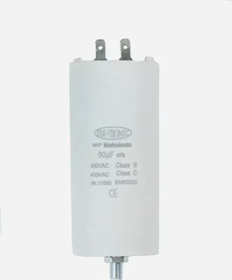 Produktbild von MKP Motorkondensator, Arbeitskondensator Anlaufkondensator Kondensator 450V - Anschluss: Stecker - Wert: 50 µF