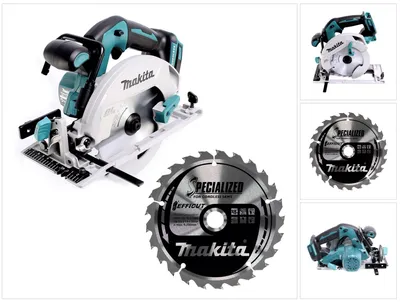 Obrázek produktu pro Makita DHS 680 Z Akumulátorová okružní pila 18 V 165 mm + pilový kotouč EFFICUT - bez baterie, bez nabíječky