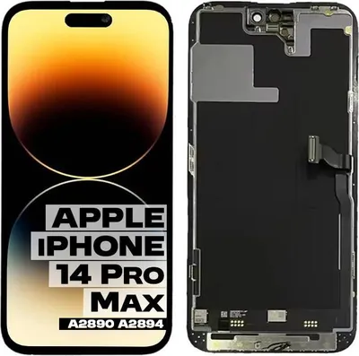 Zdjęcie produktu dla Oryginalny wyświetlacz do Apple iPhone 14 Pro Max OLED, części zamienne do smartfona