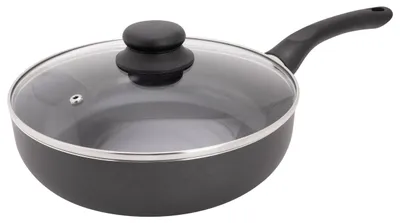 Aluminiumpfanne 24 cm, Antihaft, induktionsgeeignet, ohne PFAS