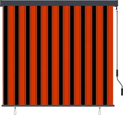 Obrázek produktu pro venkovní roleta vidaXL 160x250 cm oranžová a hnědá