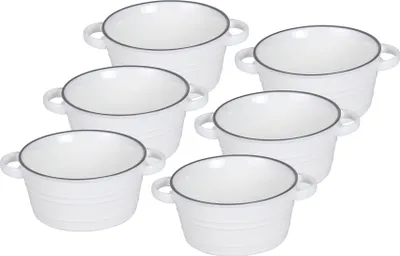 Produktbild von 6er Set Kompottschale 12cm, Nostalgie