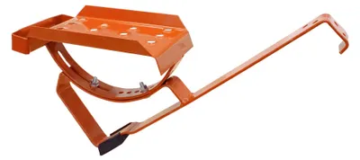 Produktbild von DAPRONA Dachtritt Set für flache Dachziegel 25cm, Dachtritte für Schornsteinfeger Ziegelrot, inkl. Montagematerial für sichere Dachbegehung