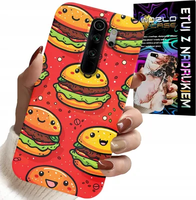 Produktbild von Fall Für Xiaomi Redmi 9 - Süsse Lächelnde Burger Abdeckung