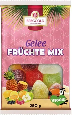 Produktbild von Berggold Gelee Früchte Mix 250g