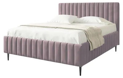 Produktbild von MIRJAN24 Polsterbett Lewezo Leg, Doppelbett mit Bettkasten, Ehebett, Lattenrost (Farbe: Fresh 09, Größe: 160x200 cm)