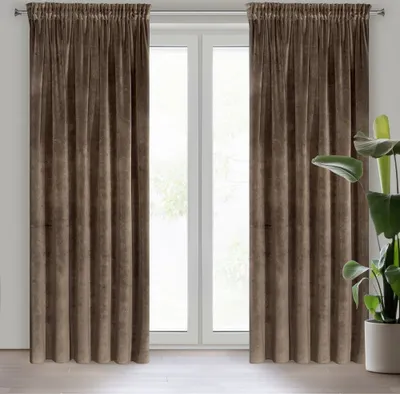 Produktbild von Eurofirany Vorhang VILLA braun 140X270 Kräuselband