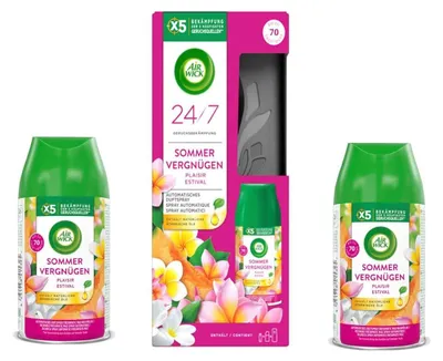 Produktbild von Air Wick Freshmatic Max Starter-Set Sommervergnügen 250ml + 2x Nachfüller Sommervergnügen 250ml