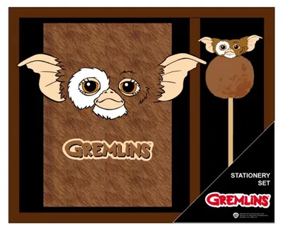 Gremlins Schreibwarenset für Kinder, 32,5 x 24,5 x 3 cm