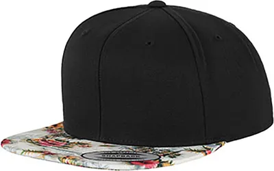 Produktbild von FLEXFIT 6089F | Floral Snapback Cap / Kappe / Mütze / Hut - Farbe: Black/Mint (Floral) - Größe: One Size